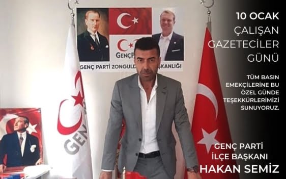 İlçe Başkanı Gazetecilerin gününü kutladı