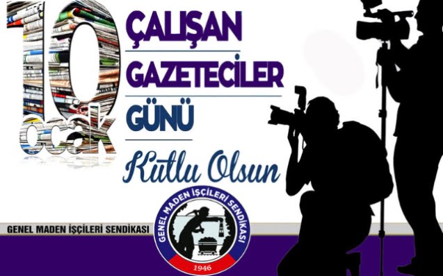 GMİS; ‘Çalışan Gazeteciler Günü’nü kutluyoruz’