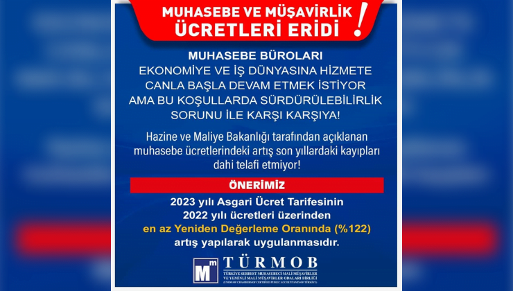 ‘Muhasebeci ve Mali Müşavirler zor durumda’