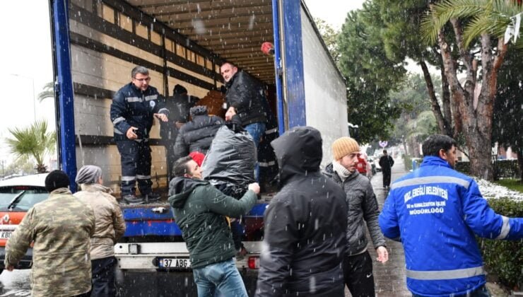 Deprem bölgesine yardım kampanyası sürüyor…