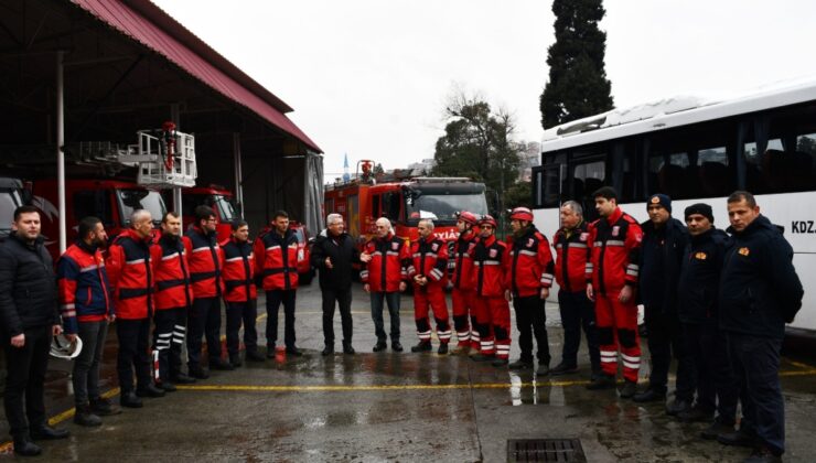 2’inci kurtarma ekibi Kahramanmaraş’ta görev yapacak