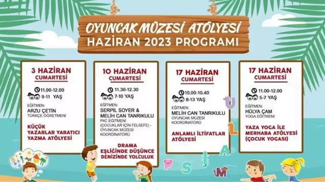 Oyuncak Müzesi haziran ayı atölye programı açıklandı