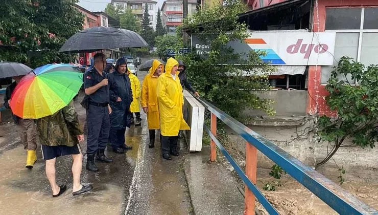 Bozkurt ve Yapıcı, afet bölgesinde incelemede bulundu…