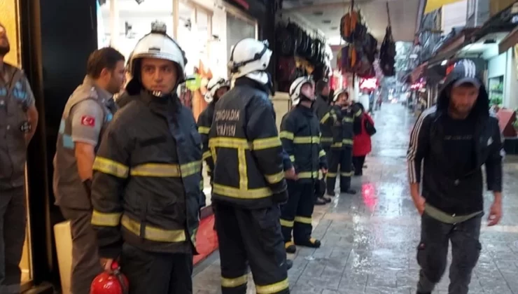 Yoğun dumanı gören 112’yi aradı…