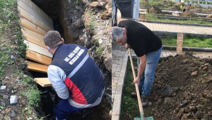 Gemi mürettebatı Kimsesizler Mezarlığına defnedildi