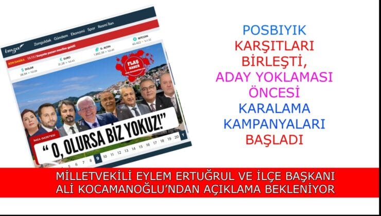 Posbıyık karşıtları birleşti karalama kampanyası başladı