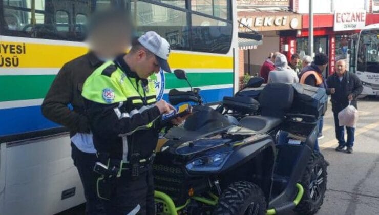 Polisin ihtarına uymadı trafiği birbirine kattı