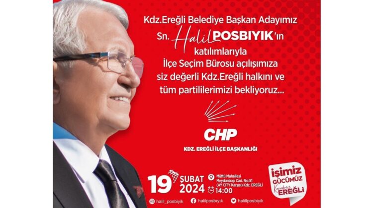 Posbıyık tüm halkı ve partilileri davet etti…