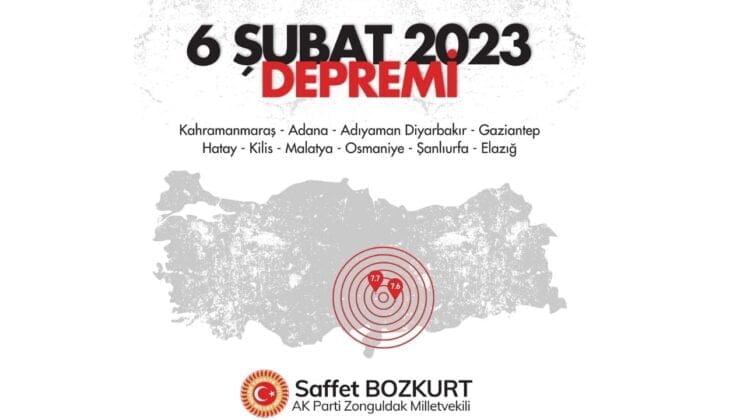 Saffet Bozkurt’tan 6 Şubat depremi mesajı
