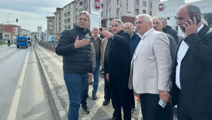 Milletvekili Bozkurt Yeşiltepe-Kepez yolunu inceledi