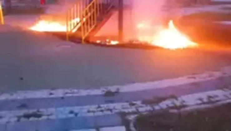Çocuk parkını ateşe verdiler… Belediyeden açıklama…