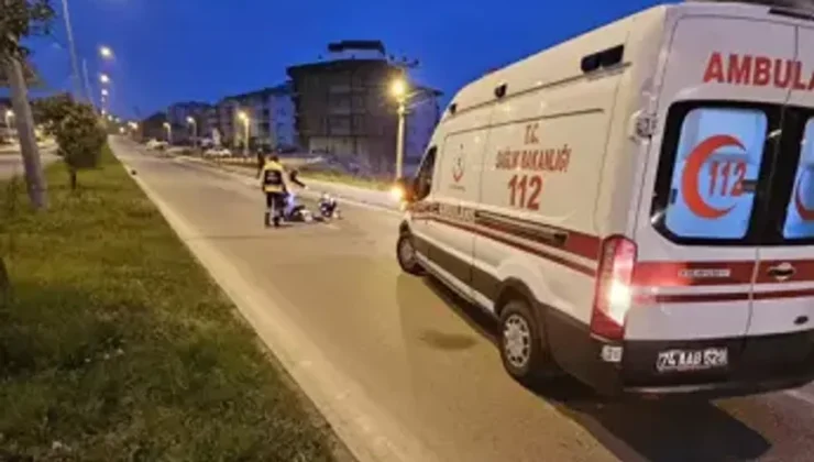 Metrelerce sürüklenen motosiklet sürücüsü can verdi…