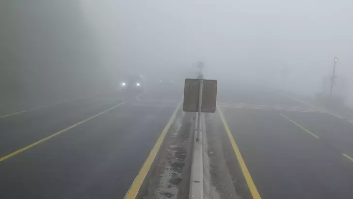 Yoğun sis trafiği yavaşlattı…