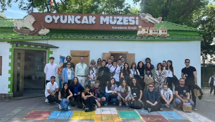 Oyuncak müzesi, ERASMUS öğrencilerini ağırladı…