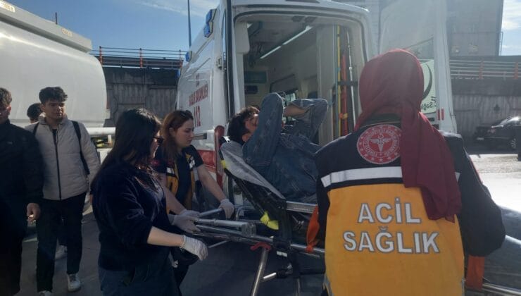 Benzin almaya gittiği petrolden ambulans ile çıktı…
