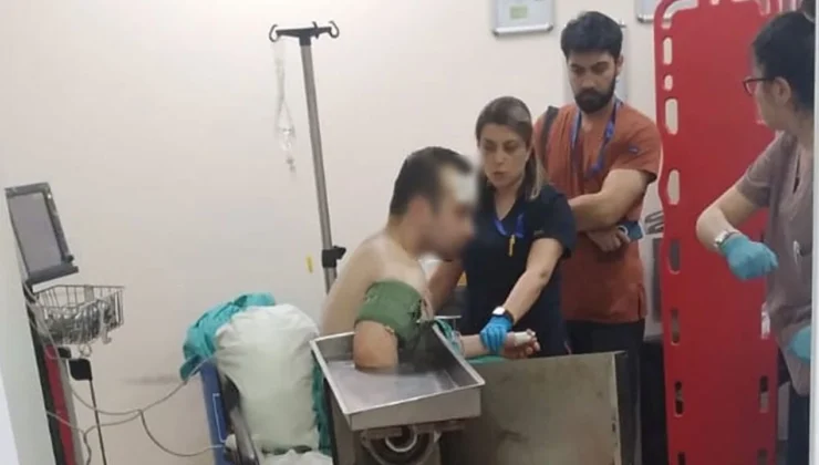 Makineye kapılan market çalışanı genç yoğun bakımda