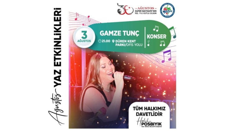 Dolu dolu eğlenmeye davetlisiniz… Gamze Tunç sizlerle…