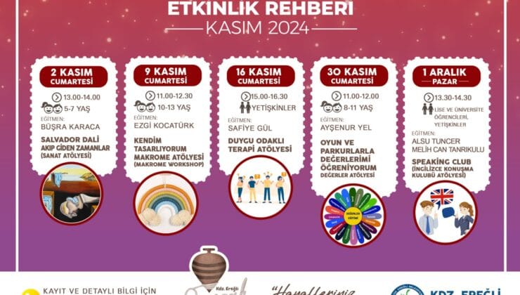 Oyuncak Müzesi kasım ayı programı…