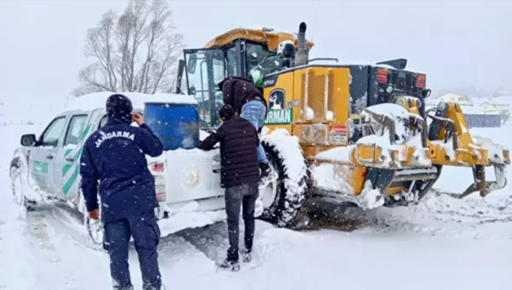 Yaylada mahsur kaldılar… Ekipler müdahale etti…