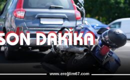 Motosiklet ile otomobil çarpıştı… 1 kişi yaralandı…