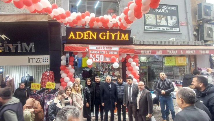 ADEN GİYİM tören ile hizmetinize açıldı…