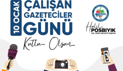 Başkan Posbıyık gazeteciler gününü kutladı…