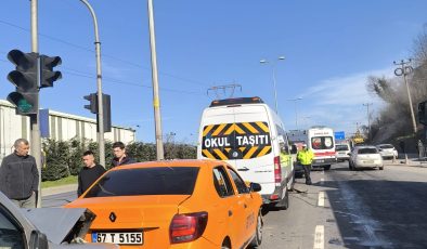 5 araçlı zincirleme kaza… Yaralamalı kaza…