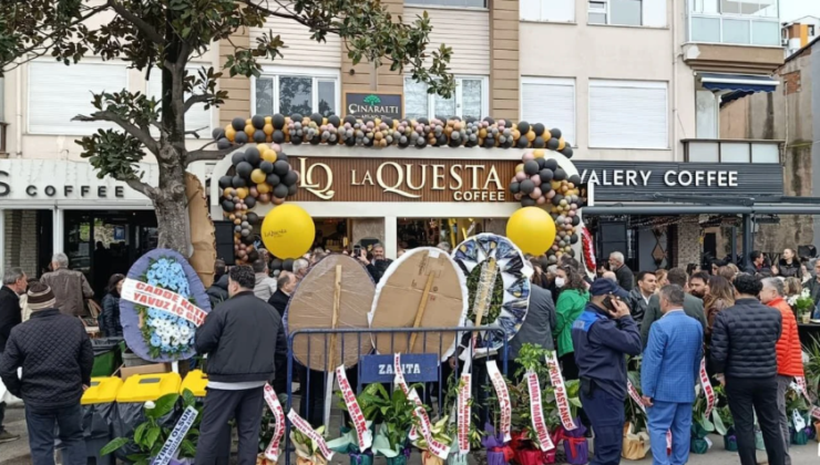 LA Questa Coffee, görkemli bir törenle kapılarını açtı…