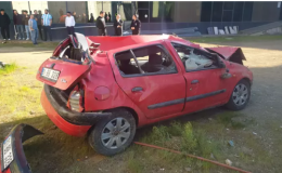 Kontrolden çıkıp 20 metre yükseklikten düştü…