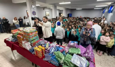 8 bin 50 öğrenciye oyuncak dağıtıldı…