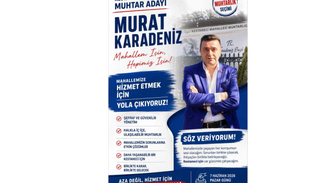 MURAT KARADENİZ ADAYLIĞINI DUYURDU…