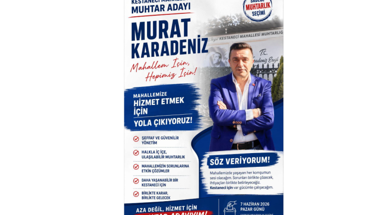 MURAT KARADENİZ ADAYLIĞINI DUYURDU…