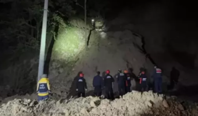 Yamaçtan düşüp mahsur kaldılar…