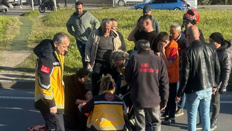 Kavşakta kaza… Bir kişi yaralandı…