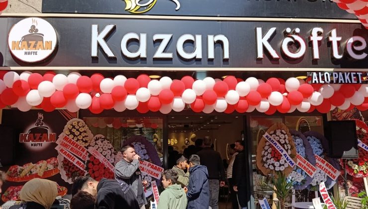 “Kazan Köfte” hizmete açıldı…