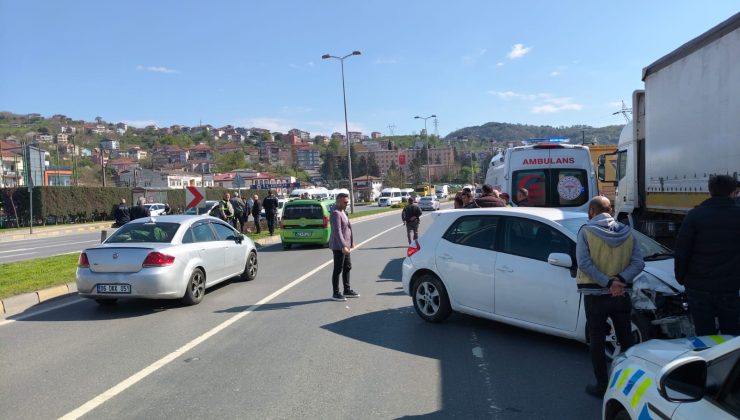 Kaza yapıp karşı şeride geçti… 1 kişi yaralandı…
