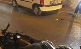 Kazada motosiklet sürücüsü yaralandı…