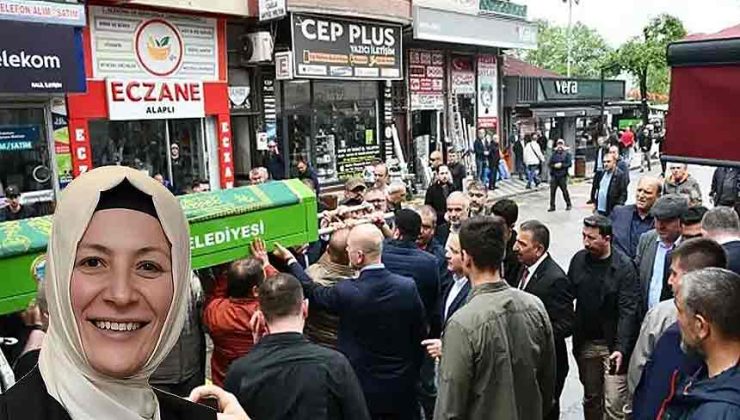 Emine Çift son yolculuğuna uğurlandı…