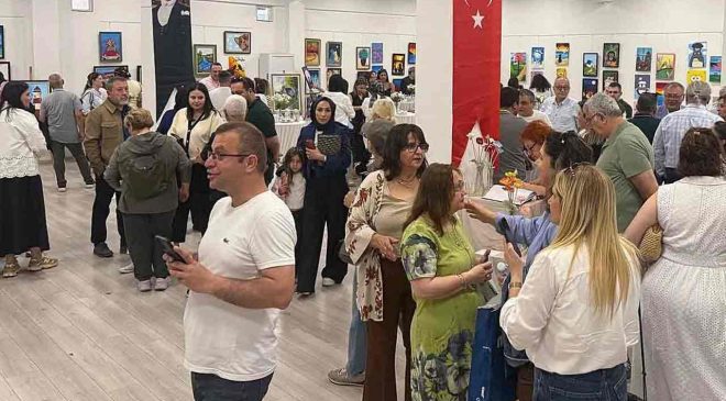 Resim Sergisine ilgi çok yoğun oldu…