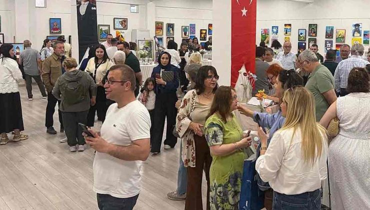 Resim Sergisine ilgi çok yoğun oldu…