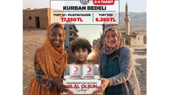 Türk Kızılay’dan Kurban Bayramı’nda İyilik Köprüsü…