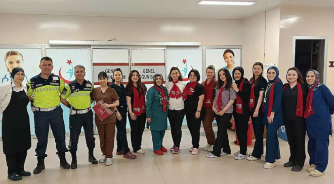 Jandarma trafik timinden anlamlı jest…