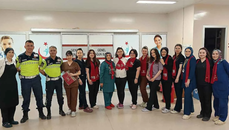 Jandarma trafik timinden anlamlı jest…
