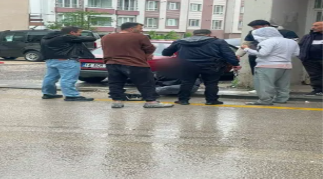 Kendisini uyaran polise saldıran yabancı uyruklu şüpheli gözaltına alındı