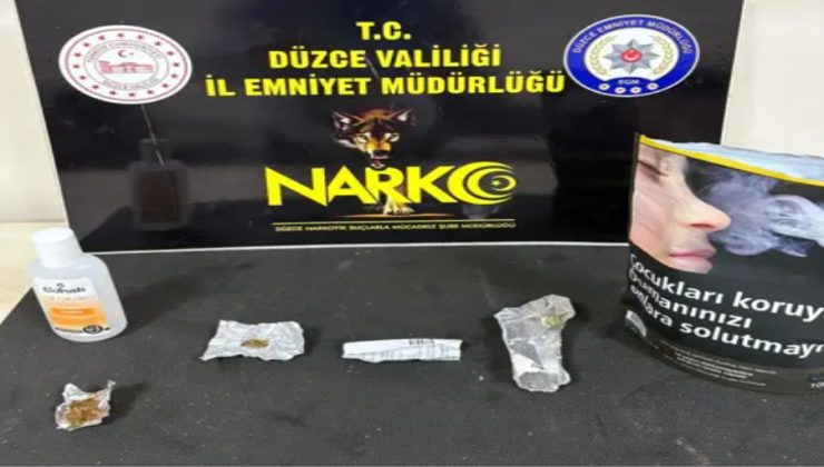 Düzce’de u*uşturucu operasyonunda 2 tutuklama…