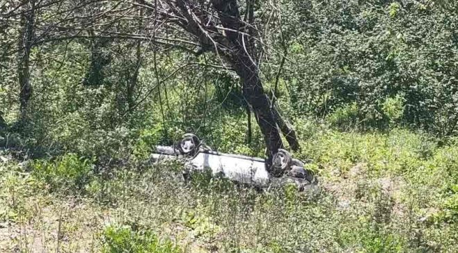 Takla attı… Tarlaya uçtu… Yaralılar var…