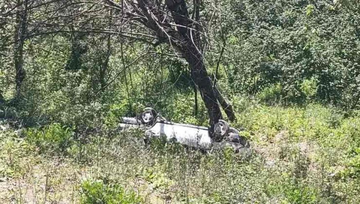 Takla attı… Tarlaya uçtu… Yaralılar var…