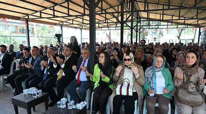 Şehir mezarlığında, Mevlid programı düzenlendi…