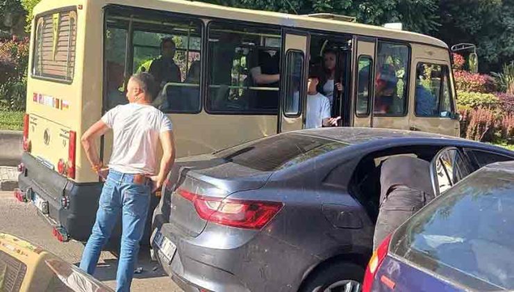 Kadırga Yokuşunda kaza: Trafik kapandı
