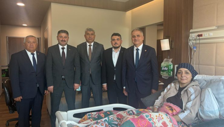 AK Parti heyetinden Oruç’a ziyaret…